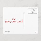 Brawn Belt Merry Kick-Mas! Feiertagspostkarte (Rückseite)