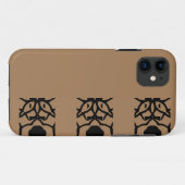 Brawn Black Abstrakt Art Design iPhone / iPad Gehä Case-Mate iPhone Hülle (Rückseite (Horizontal))