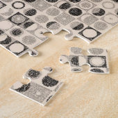 Brawn Black Circles Jigsaw Puzzle Daisy (Seite)