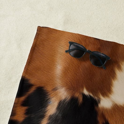 Brawn Black Cowhide Strandtuch (Beispiel)