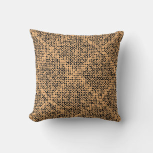 Brawn Black Tan Animal Print Leopard Kissen