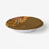 Brawn Blätter Glückwunsch Thanksgiving Danke Pappteller (Gewinkelt)