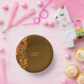 Brawn Blätter Glückwunsch Thanksgiving Danke Pappteller (Party)