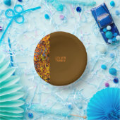 Brawn Blätter Glückwunsch Thanksgiving Danke Pappteller (Party)