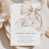 Brawn Bow Bridal Dusche Einladung