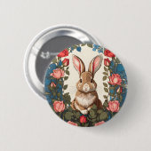 Brawn Bunny Rosen Garden Button (Vorne & Hinten)