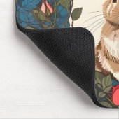 Brawn Bunny Rosen Garden Mousepad (Ecke)