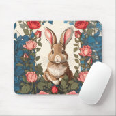 Brawn Bunny Rosen Garden Mousepad (Mit Mouse)