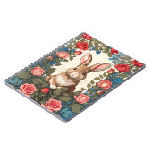 Brawn Bunny Rosen Garden Notizblock (Linke Seite)