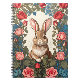Brawn Bunny Rosen Garden Notizblock