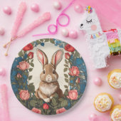 Brawn Bunny Rosen Garden Pappteller (Party)