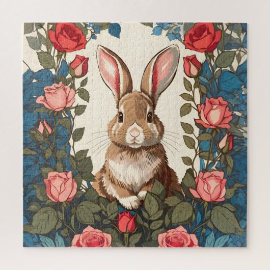 Brawn Bunny Rosen Garden Puzzle (Vertikal)