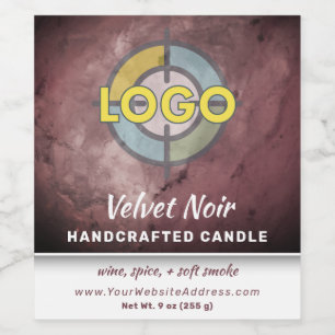 Brawn Burgundy Marble Velvet Noir Produktlabel Weinetikett
