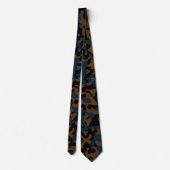 Brawn Camouflage in Navy und Black Krawatte (Rückseite)