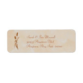 Brawn Cattail Rücksendeadresse (Vorne)