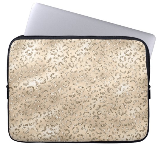 Brawn Cheetah Leopard Skin Print Muster Tier Laptopschutzhülle (Vorderseite)