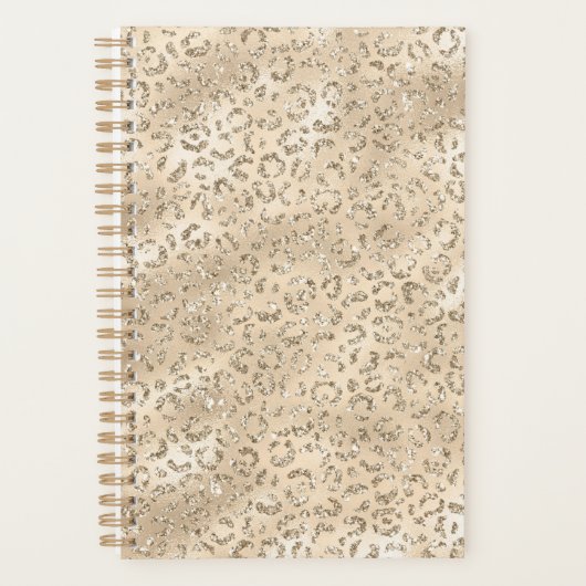 Brawn Cheetah Leopard Skin Print Muster Tier Planer (Vorderseite)