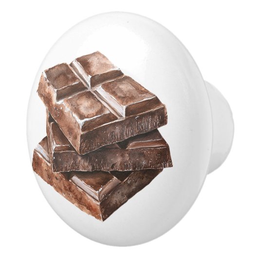 Brawn Chocolate Candy Bars Keramikknauf (Rechts)