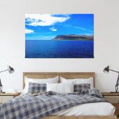 Brawn Cliff in Meeresnähe Leinwanddruck (Insitu (Schlafzimmer))