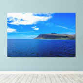 Brawn Cliff in Meeresnähe Leinwanddruck (Insitu (Holzboden))