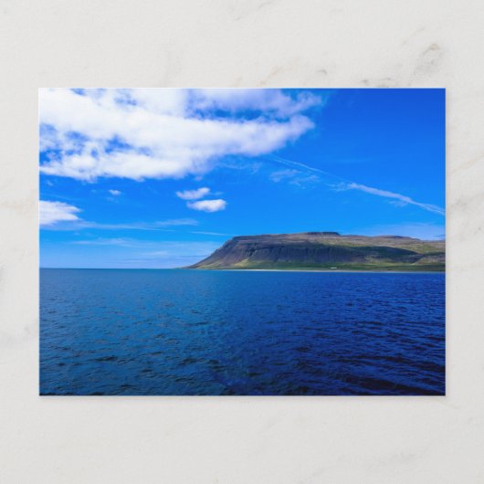 Brawn Cliff in Meeresnähe Postkarte (Vorderseite)