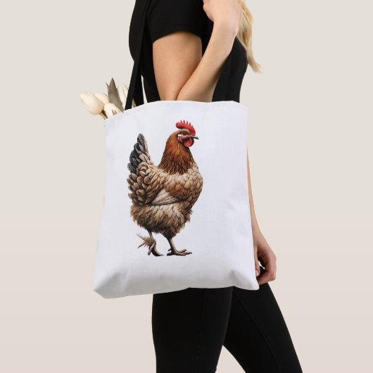 Brawn Country Chicken Farm Barnyard Küche Tasche (Von Nahem)