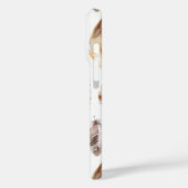 Brawn Cream Tribal Native Feathers Case-Mate iPhone Hülle (Rückseite / Links)