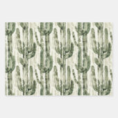 Brawn Cream Tribal Native Feathers Geburtstag Geschenkpapier Set (Vorderseite 2)