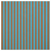 Brawn & Deep Sky Blaue Streifen Stoff (Muster)