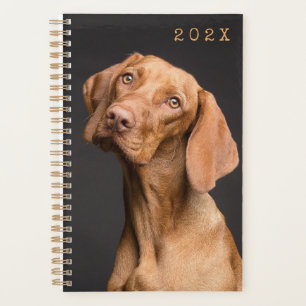 Brawn Dog Face Foto Template Jährlicher Planer