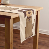 Brawn Dog Table Runner Kurzer Tischläufer (Beispiel)