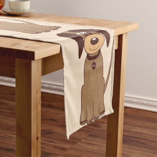 Brawn Dog Table Runner Kurzer Tischläufer (Beispiel)