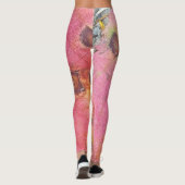 Brawn Dotted Red Fall Leaf Leggings (Rückseite)