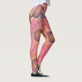 Brawn Dotted Red Fall Leaf Leggings (Rechts)