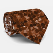 Brawn Earth Tone Glitzer Sequin Funkelnd Krawatte (Gerollt)