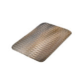 Brawn Earth Toned Wavy Muster Badematte (Schrägansicht)