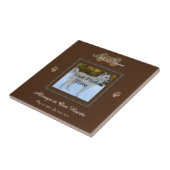 Brawn Elegant Dog oder Cat Memorial Fliese (Seite)
