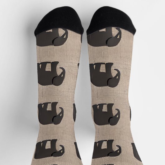 Brawn Elephant Socken (Oben)