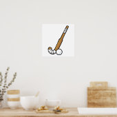 Brawn Field Hockey Stick Poster (Küche)