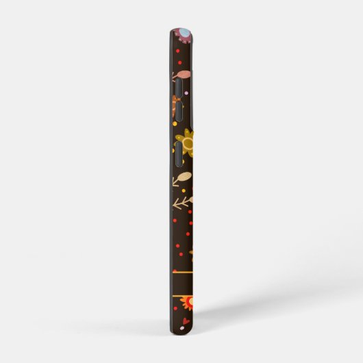 Brawn Floral Inspirivity Customized Samsung Case Galaxy Hülle (Rechte Seite)