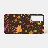 Brawn Floral Inspirivity Customized Samsung Case Galaxy Hülle (Rückseite (Horizontal))