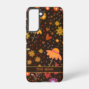 Brawn Floral Inspirivity Customized Samsung Case Samsung Galaxy Hülle