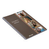 Brawn Foto Booth - Trendy Modern Personalisiert Notizblock (Rechte Seite)