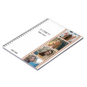 Brawn Foto Booth - Trendy Modern Personalisiert Notizblock (Linke Seite)