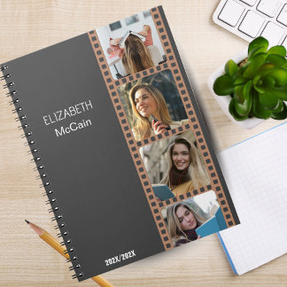 Brawn Foto Booth - Trendy Modern Personalisiert Notizblock