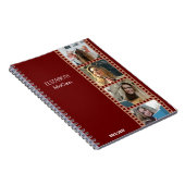 Brawn Foto Booth - Trendy Modern Personalisiert Notizblock (Rechte Seite)