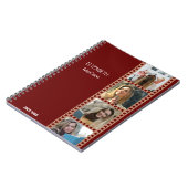 Brawn Foto Booth - Trendy Modern Personalisiert Notizblock (Linke Seite)