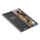 Brawn Foto Booth - Trendy Modern Personalisiert Notizblock (Rechte Seite)