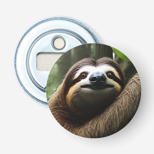 Brawn Fuzzy Sloth, Foto Block Flaschenöffner (Vorderseite)