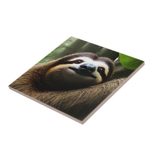Brawn Fuzzy Sloth, Foto Block Fliese